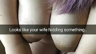 Pregnant wife hides cheating creampies and used condoms!