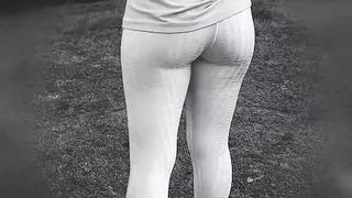 She bet and lost. Had to give a blowjob and sit on my cock.