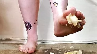 Destroying Bananas With My Feet