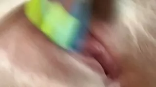 CocoBoo23 loves to edge her pussy while Daddys  away