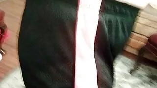 Rick Wimmer wearing girls jogging shorts