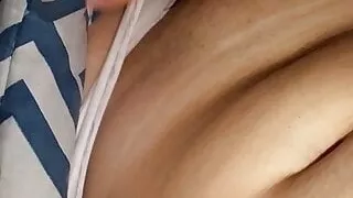 hot Latina masturbating