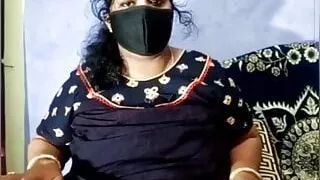 Desi Horny Kerala BBW wife does cam show with hubby