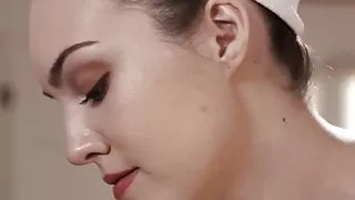 Lily watches Masseuse Freya lick her pussy