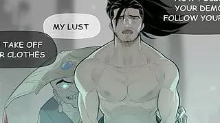 Video Game Animation - Yaoi Hentai Gay Sperma Inflation