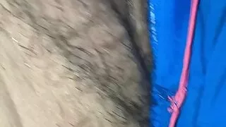 Hairy pussy wife – wet and cumming