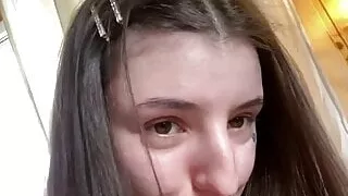 Suck my finger, I want you to fuck my tits and mouth