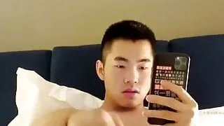 Cute asian showing off