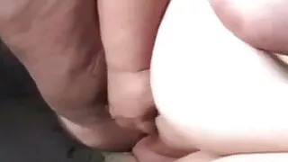 SSBBW Zazie beach masturbation