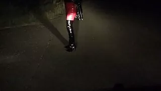 Shiny Boots by night