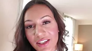 TGirl tries sucking some random guys dick