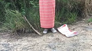 Thailand Orange dress set ladyboy solo