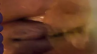 Fat Shaved Indian Pussy in the Bathtub (Indian Music)