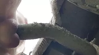 Humping the Car Exhaust Pipe