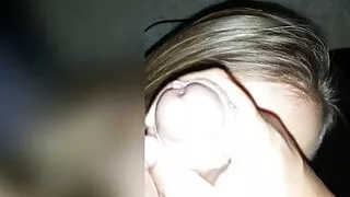 Blonde licking Pinoy balls