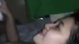 Malay wife and husband at night