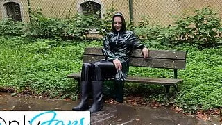 Rainy day calls for raincoat!