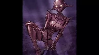 Star Wars Oiled up droid Emmie by Berrythelothcat