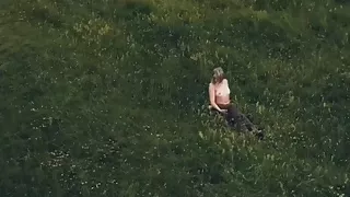 Naked hiking hotwife searching for lover with drone