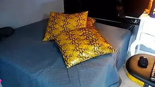 Cum on stomach and went to bed