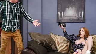 Teen Babysitter Gets Fucked After Getting Caught Masturbating