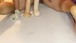 First time fisting and hard anal fuck with my sexy ass husband