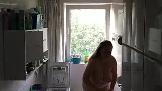 Showering after my second job