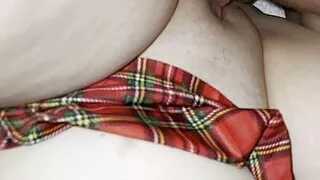 slutty girlfriend  takes anon creampie