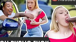 PUBLIC: Black Dude bangs White Teen in His Car! MISSDEEP.com