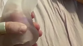 Horny guy Chwu Bakka, testing his new toy, juicy puSsy