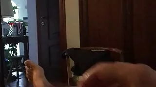 Milking super hard cock for some thick creamy cum