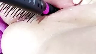 VioletWitchy Using a Brush to Cum