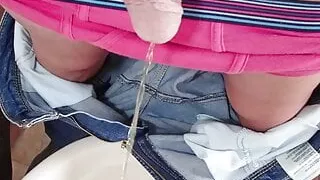 having a great piss