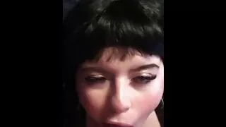 Big Titty Goth Slut Face Fucked