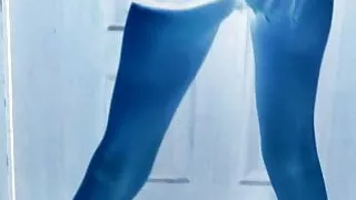 Erotic Shanaya wearing a see-through dress while getting finger fucked