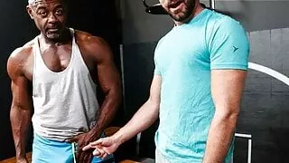 Coach Aaron Trainer Needs A Blowjob Before Training