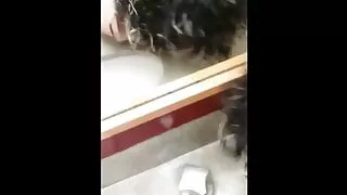 With A Black And Antiface Bodystocking