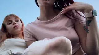 Lezdom – Public Spitting and Smoking Humiliation With Dommes