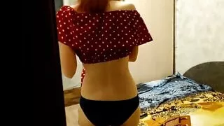 I'm watching my neighbor, but she doesn't mind