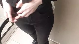 Trying on clothes in the store ended with sex