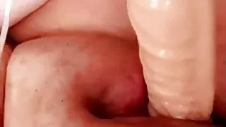 Dildo in my fat bbw pussy