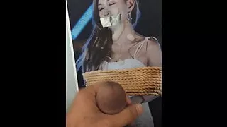 Apink Hayoung Cum Tribute Mouth Covered and Tied Up So Good