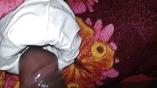 Indian teen boy fucks a door knob