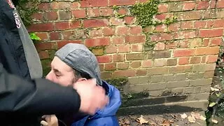 uncut big dick sucked off down by the river