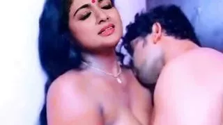 Actress Kavya Madhavan – Topless Neck Kiss in Movie