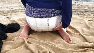Wet Diaper at the Beach