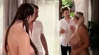 Big tits – beautiful women have group sex