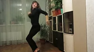 Irina dances for me