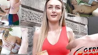 German Scout - Skinny Fit Teen Elena Lux Picked Up And Fucked Raw