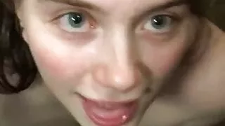 My Sexy Girlfriend Sucking my DICK